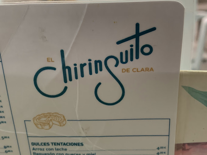 El Chiringuito de Clara menu 2